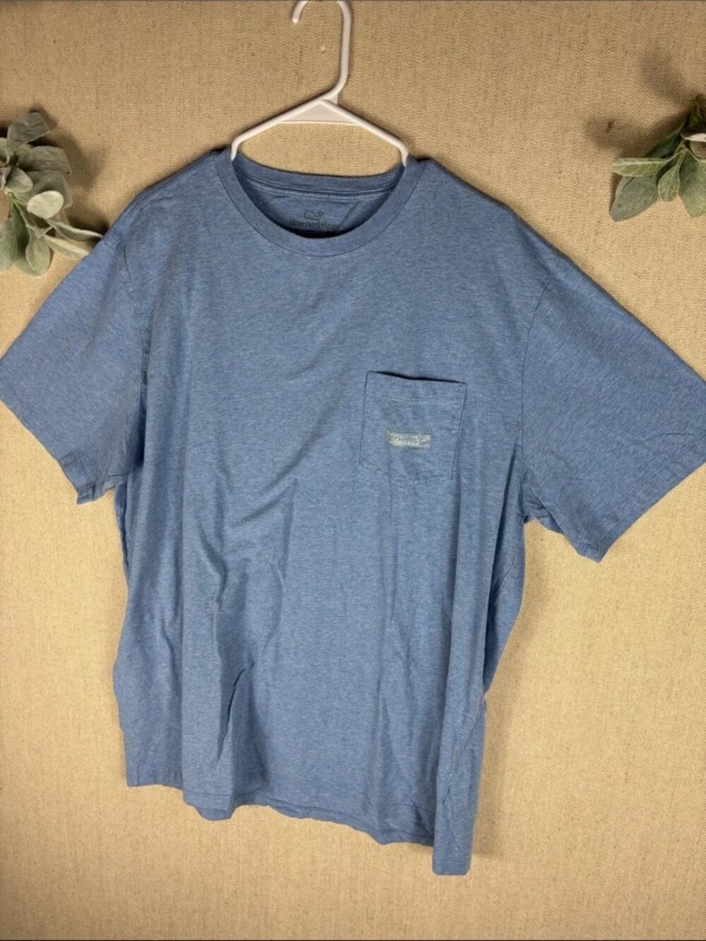 Vineyard Vines Pocket Crewneck Logo T-Shirt